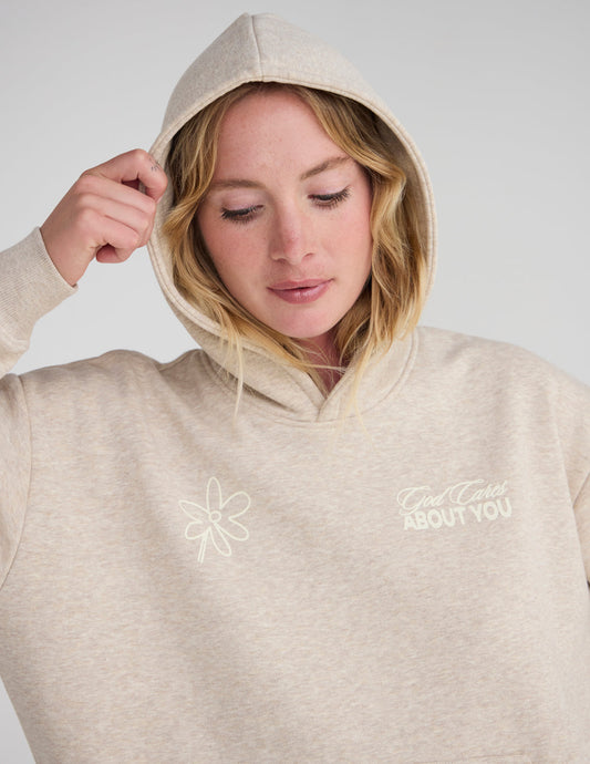 God Cares About You Unisex Hoodie – Christian Hoodie