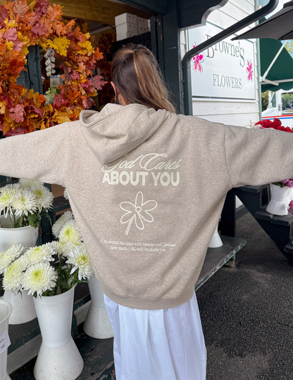 God Cares About You Unisex Hoodie – Christian Hoodie