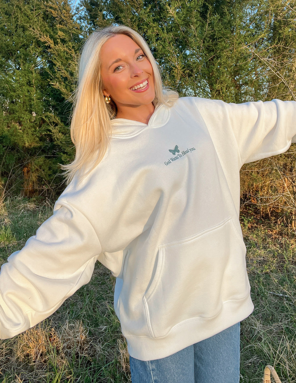 God Heals Unisex Hoodie – Christian Hoodie