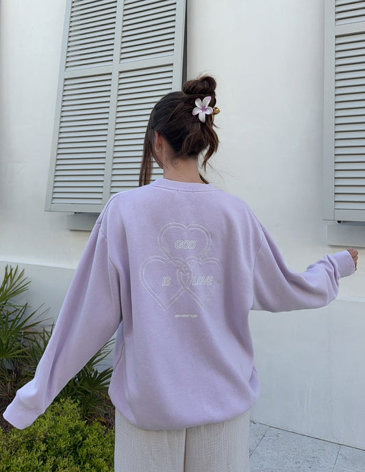 God Is Love Unisex Crewneck – Christian Crewneck