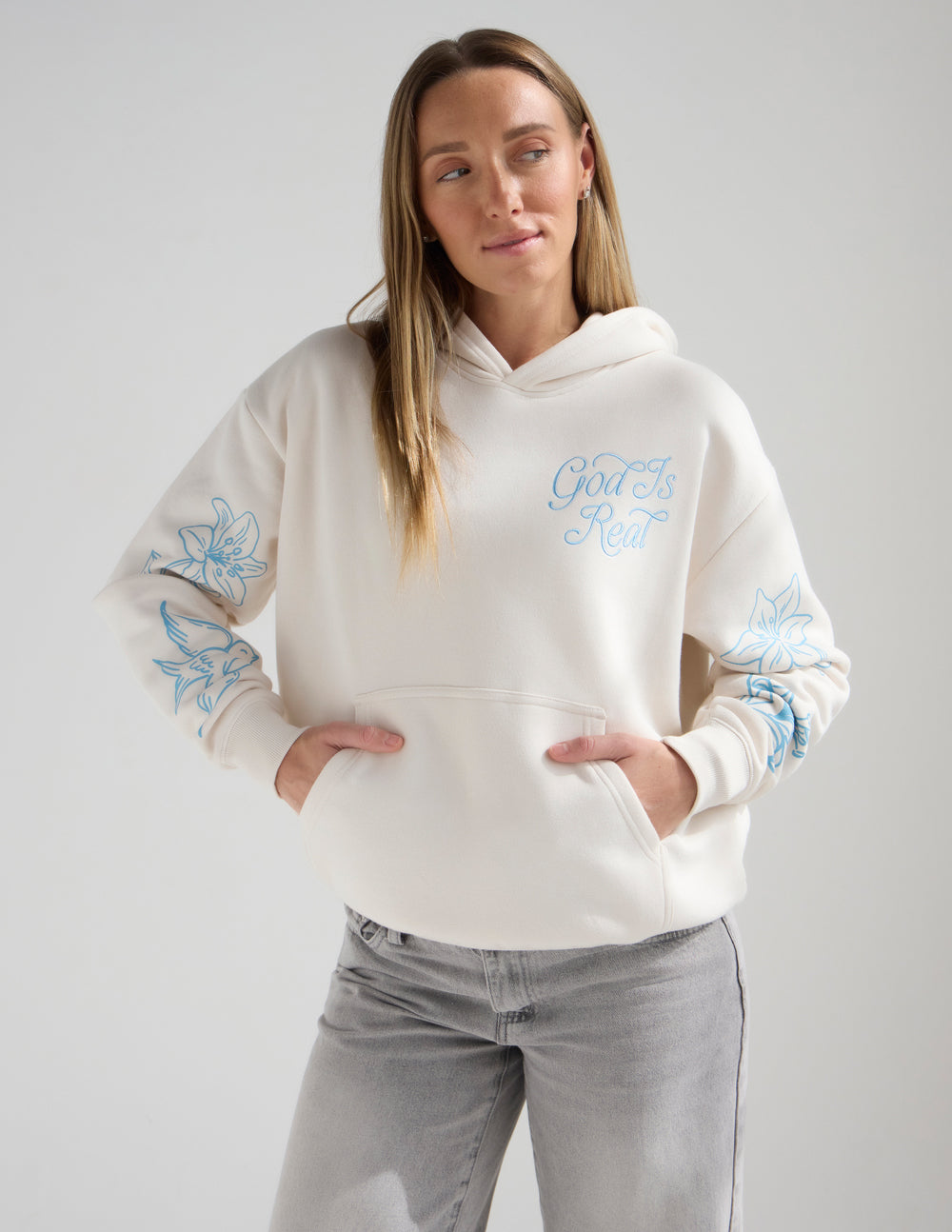 God Is Real Unisex Hoodie – Christian Hoodie