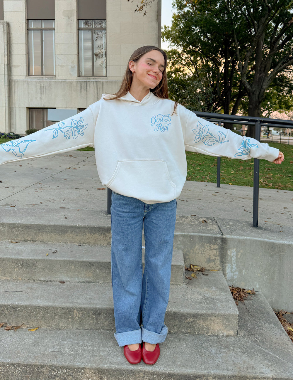 God Is Real Unisex Hoodie – Christian Hoodie