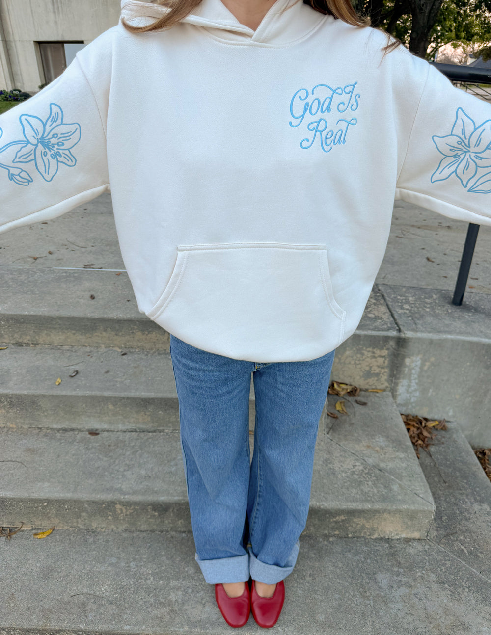 God Is Real Unisex Hoodie – Christian Hoodie