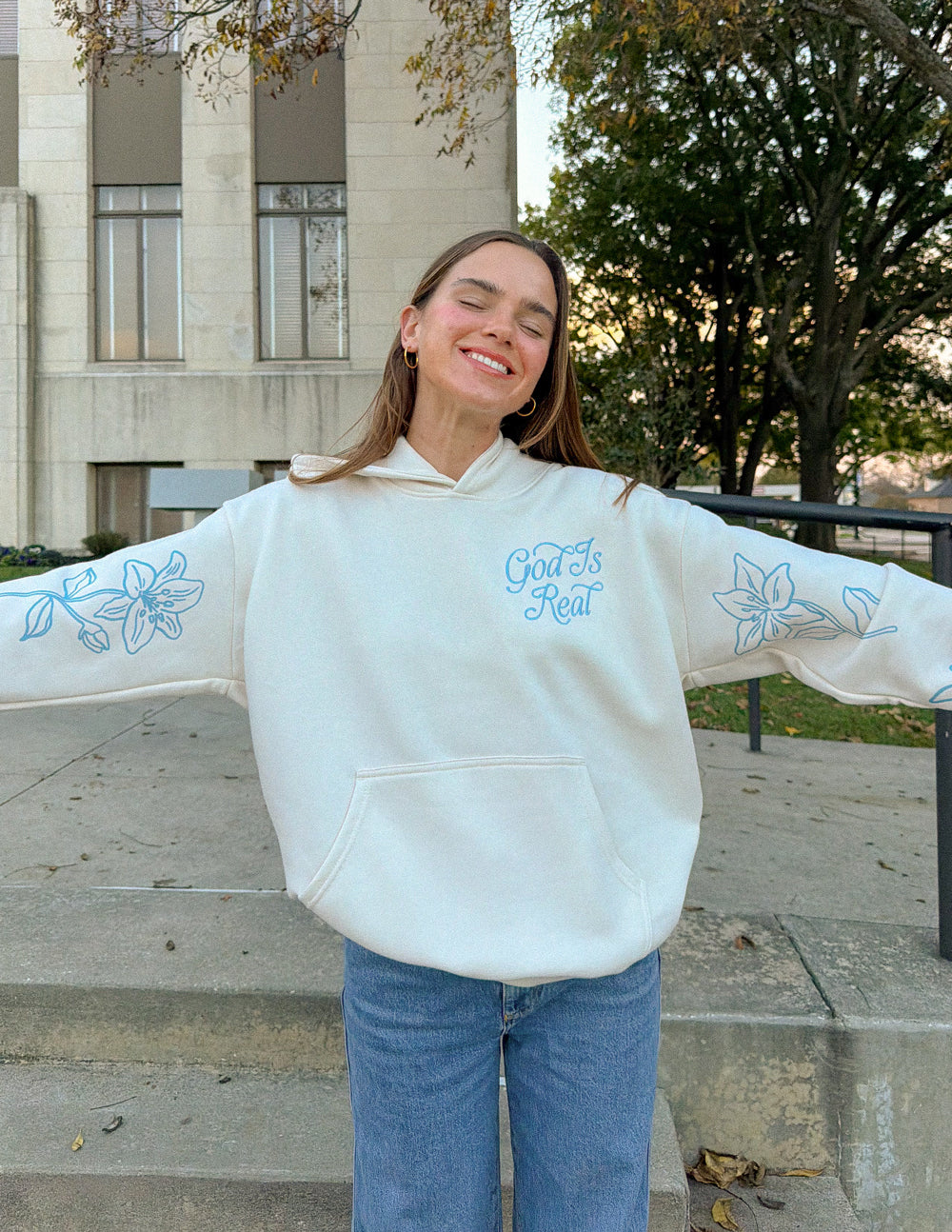 God Is Real Unisex Hoodie – Christian Hoodie