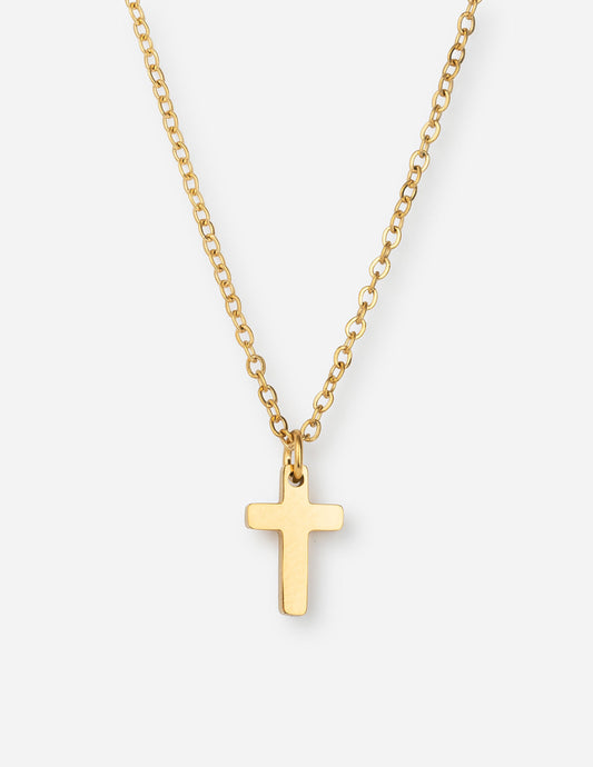Gold Cross Necklace – Christian Necklace