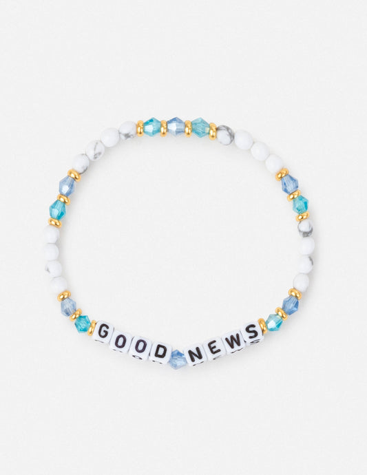 Good News Letter Bracelet – Christian Letter Bracelet