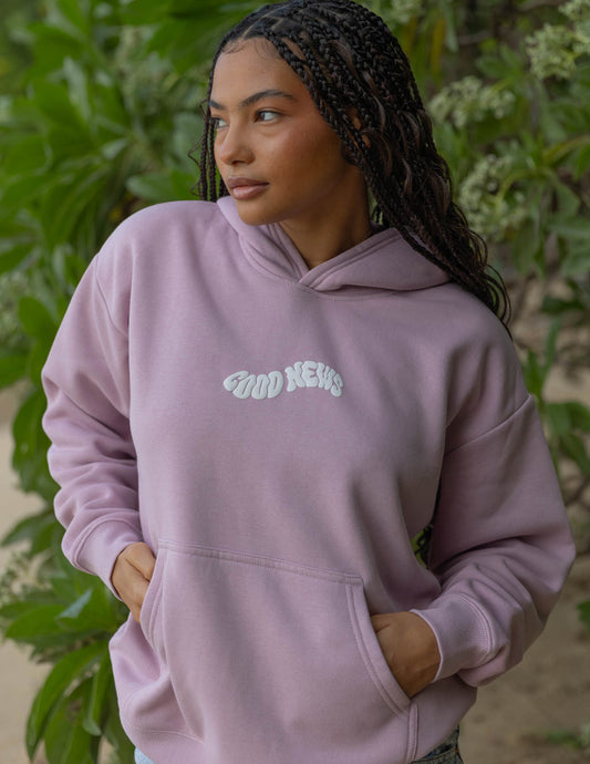 Good News Pink Unisex Hoodie – Christian Hoodie