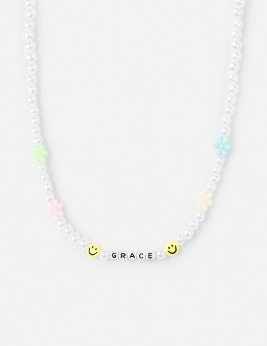 Grace Letter Necklace – Christian Necklace