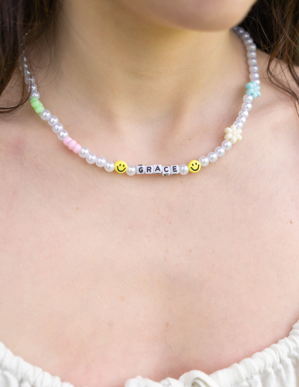 Grace Letter Necklace – Christian Necklace