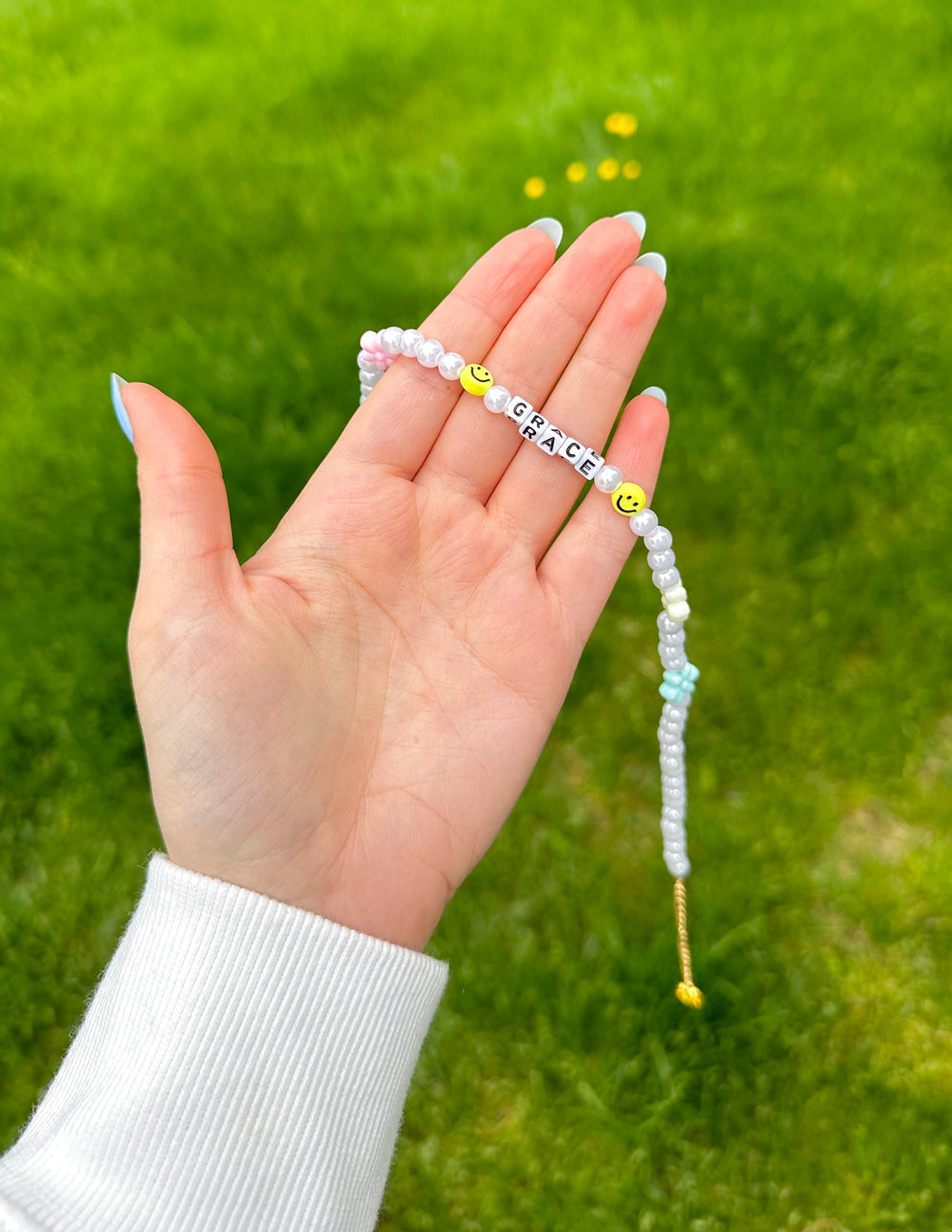 Grace Letter Necklace – Christian Necklace