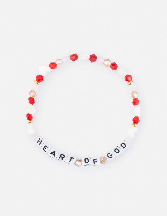 Heart of God Letter Bracelet – Christian Letter Bracelet