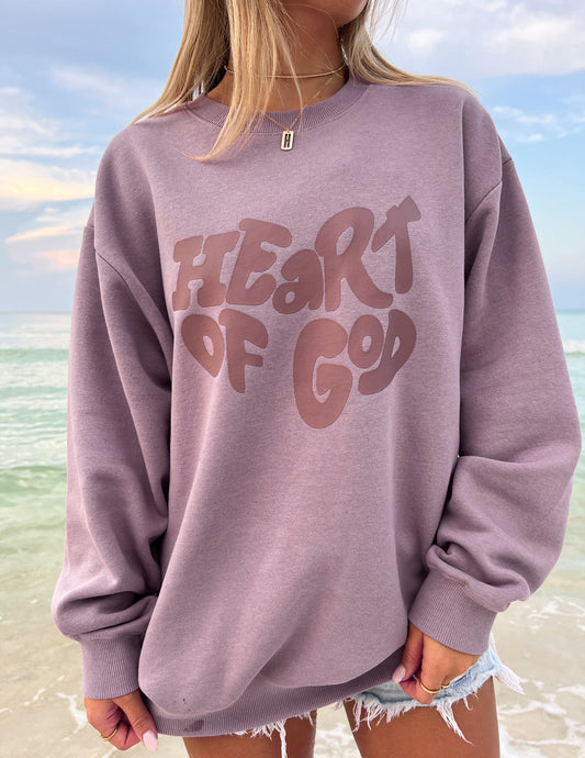Heart of God Unisex Crewneck – Christian Crewneck