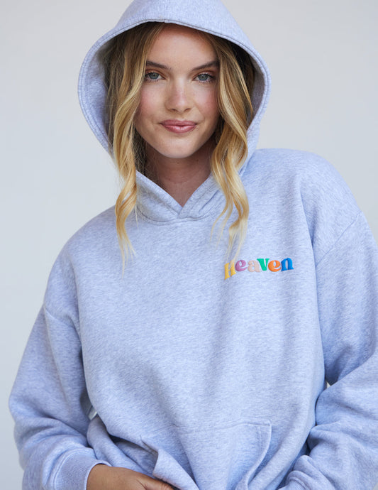 Heaven Heather Grey Unisex Hoodie – Christian Hoodie