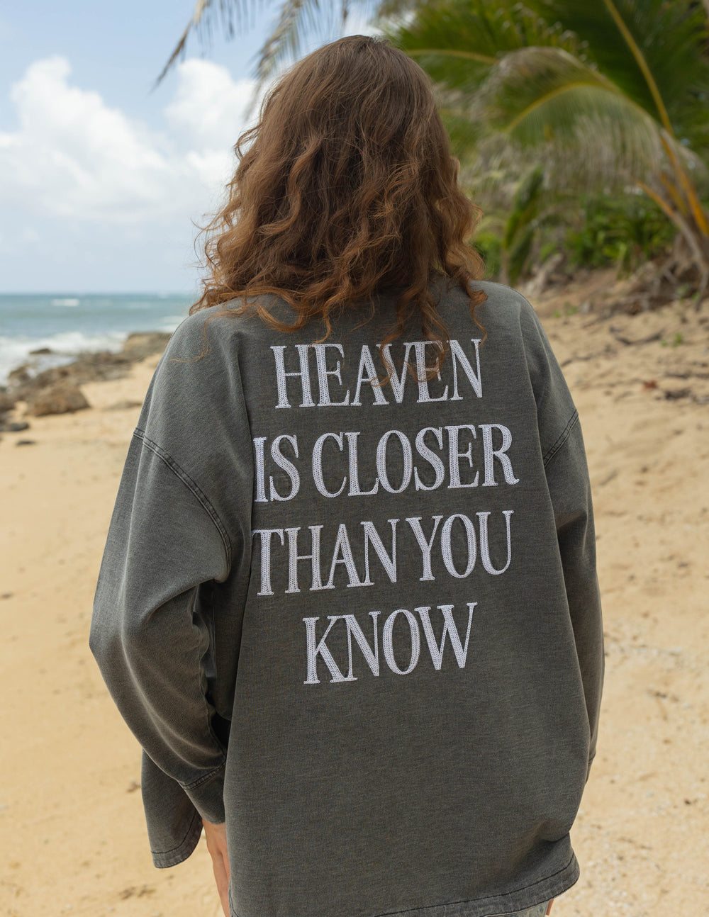 Heaven Is Closer Shacket – Christian Jacket