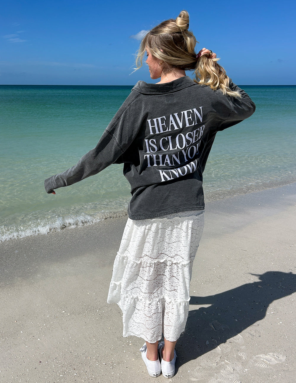 Heaven Is Closer Shacket – Christian Jacket
