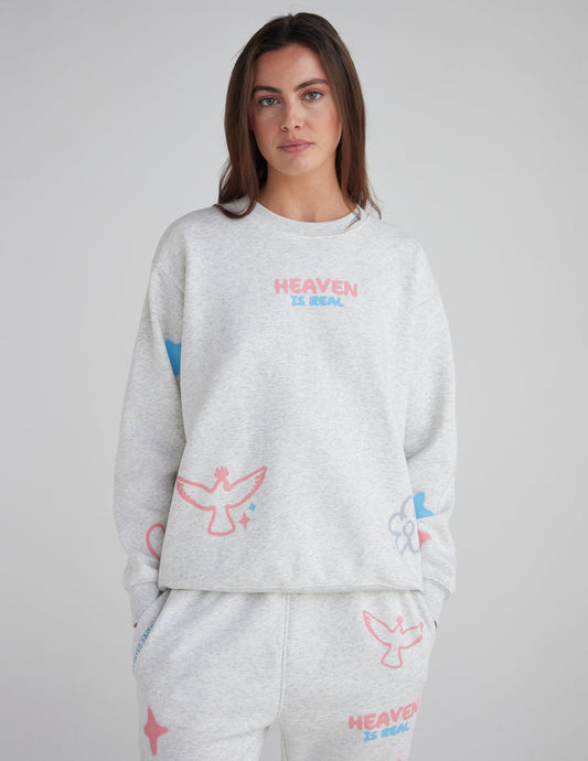 Heaven Is Real Unisex Crewneck – Christian Crewneck