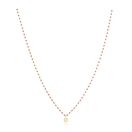 Elsa Mini Star of David Red, view 22 — Soul Flow Apparel