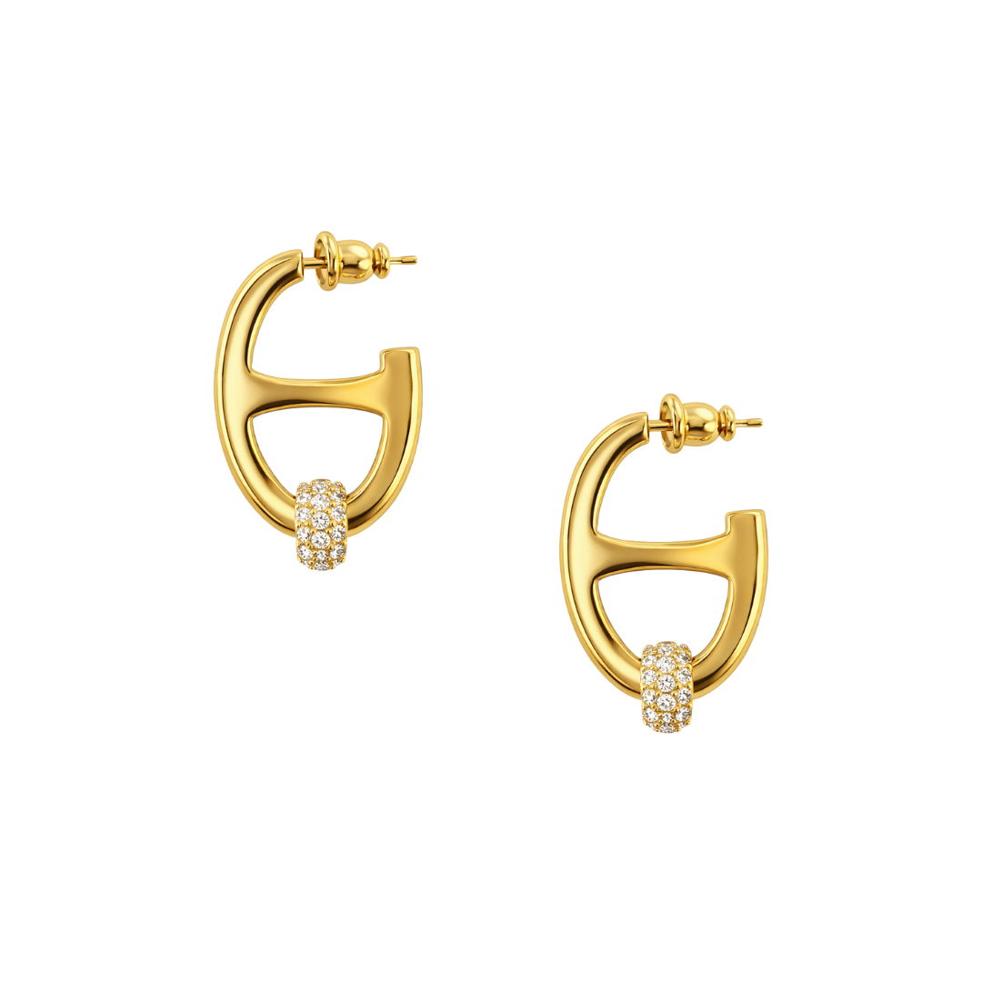 Nova Pave Hoop, view 23 — Soul Flow Apparel