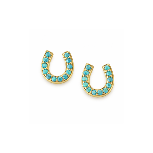 Lucky Stud Turquoise, view 24 — Soul Flow Apparel