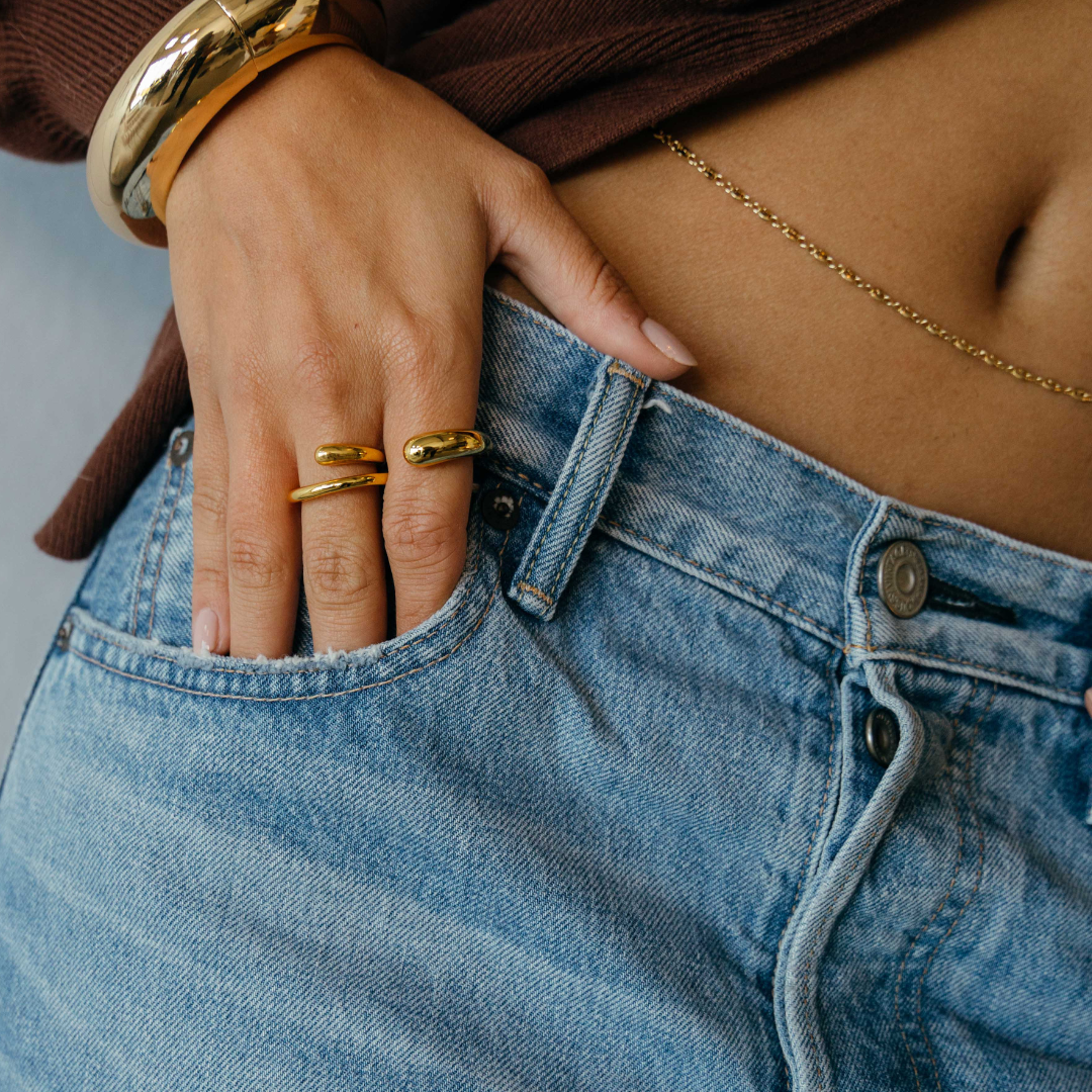 Corey Double Ring, view 25 — Soul Flow Apparel