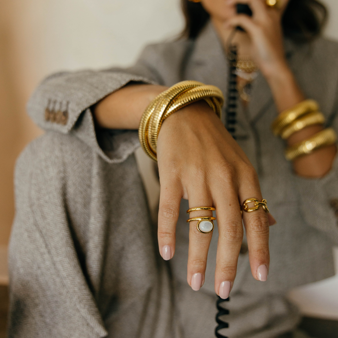 Opal Wrap Ring, view 26 — Soul Flow Apparel