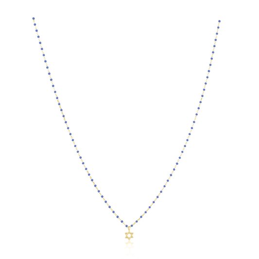 Elsa Mini Star of David Navy, view 27 — Soul Flow Apparel