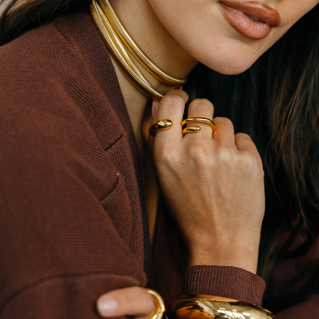 Corey Double Ring, view 33 — Soul Flow Apparel