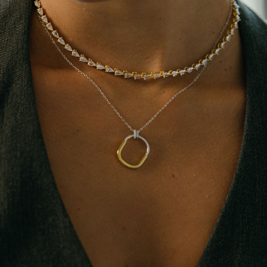 Kira Tennis Necklace, view 43 — Soul Flow Apparel