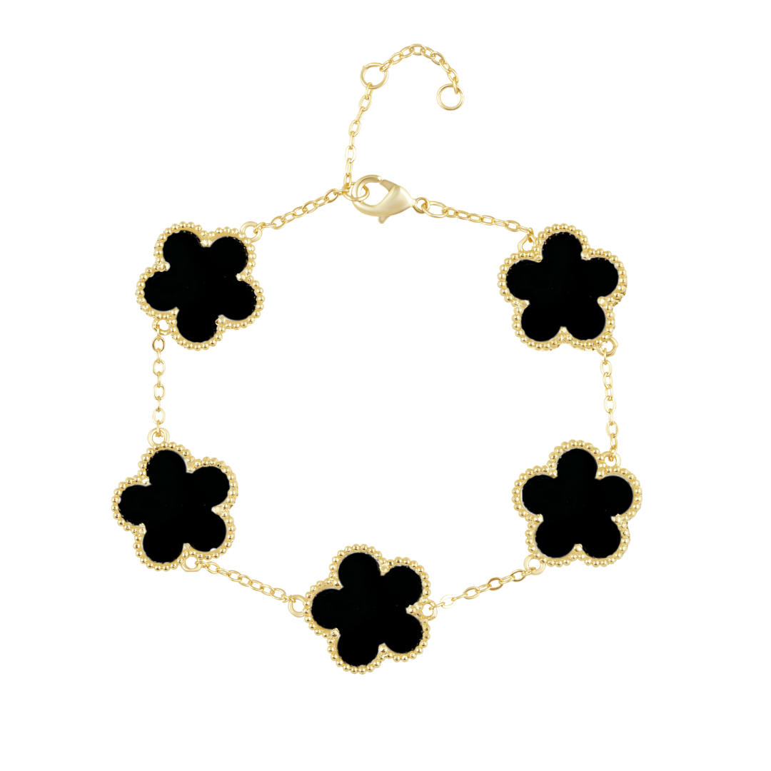 Adeline Clover Bracelet, view 47 — Soul Flow Apparel