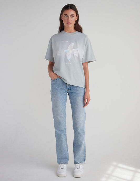 His Love Endures Forever Heavyweight Tee – Christian T-Shirt