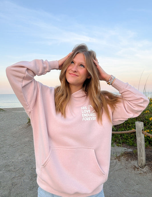 His Love Endures Forever Unisex Hoodie – Christian Hoodie