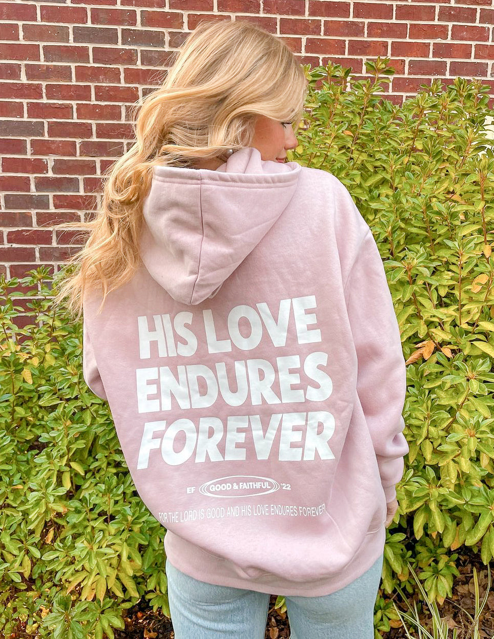 His Love Endures Forever Unisex Hoodie – Christian Hoodie