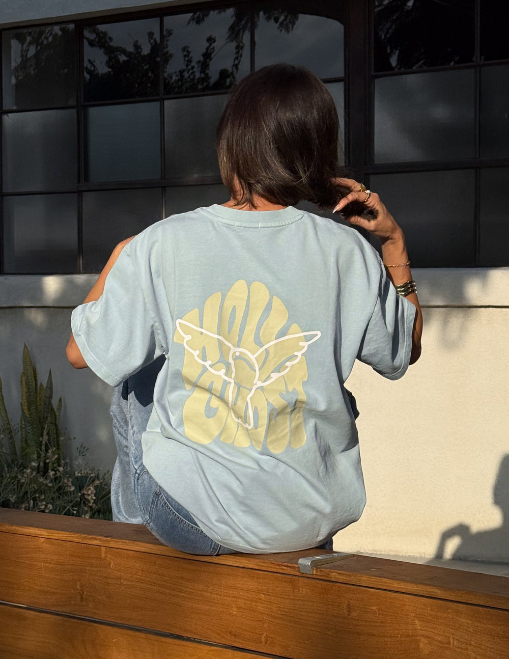 Holy Ghost Heavyweight Tee – Christian T-Shirt