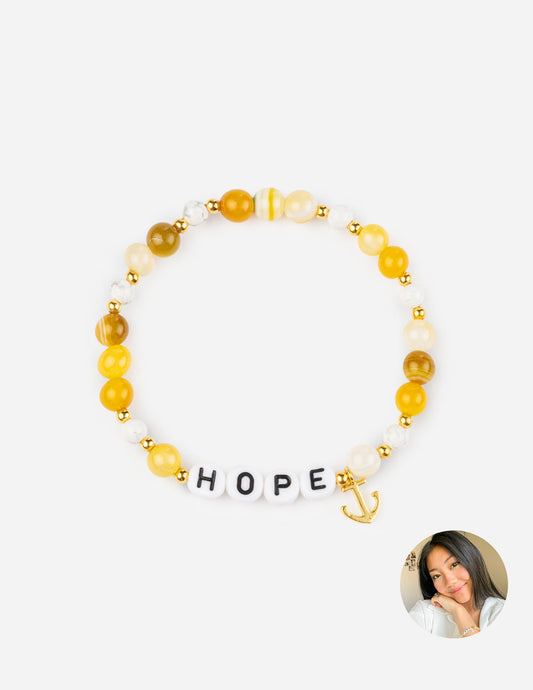 Hope x Callie Shinoda – Christian Letter Bracelet