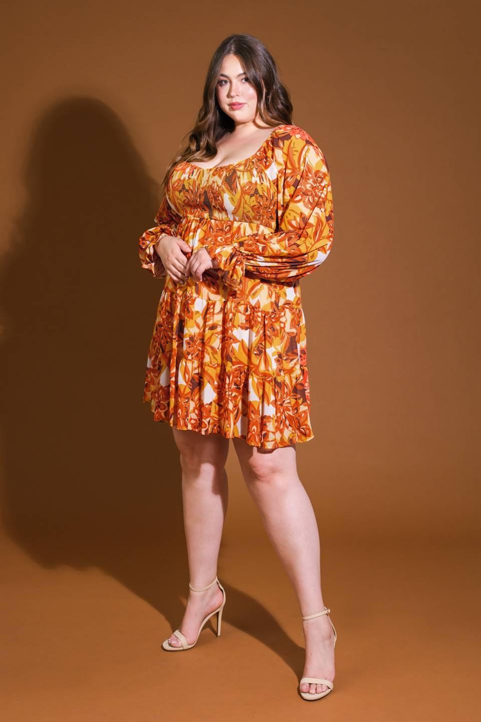 Stylish Certainty Woven Mini Dress in rust, view 1 — Soul Flow Apparel