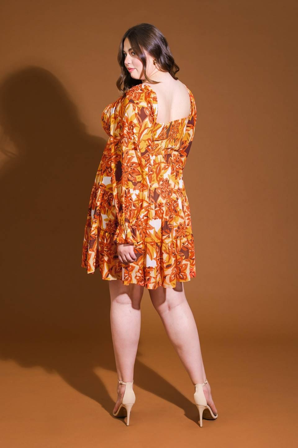 Stylish Certainty Woven Mini Dress in rust, view 2 — Soul Flow Apparel