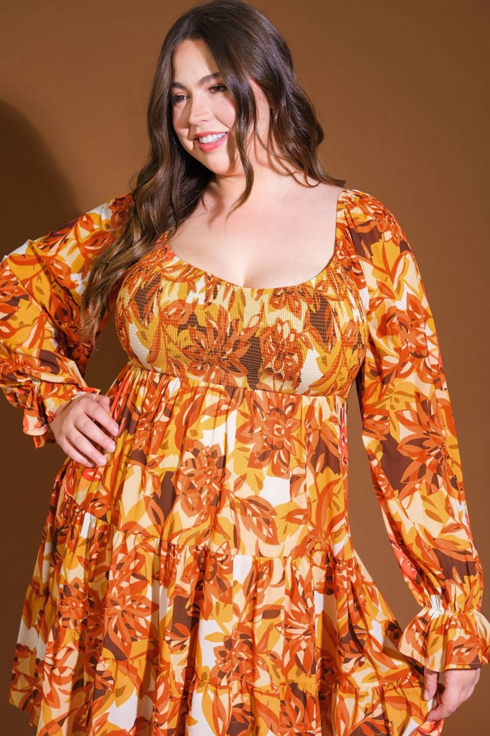 Stylish Certainty Woven Mini Dress in rust, view 4 — Soul Flow Apparel