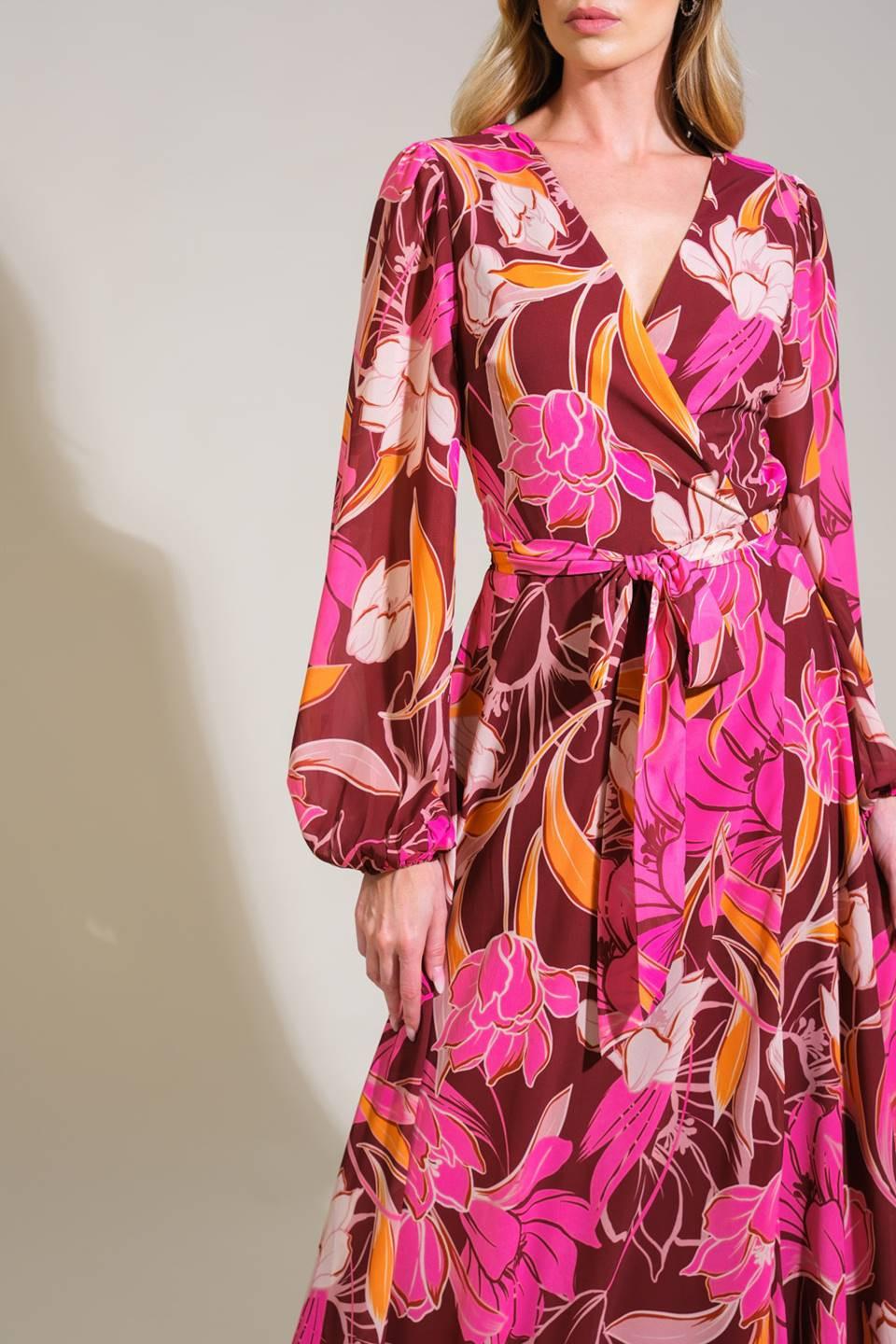 Lush Haven Woven Maxi Dress in burgundy, view 4 — Soul Flow Apparel