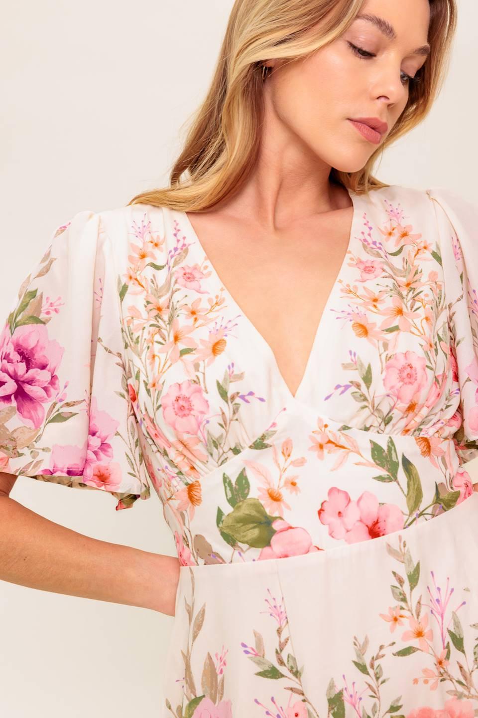The World Awaits Light Pink Woven Mini Dress, view 6 — Soul Flow Apparel