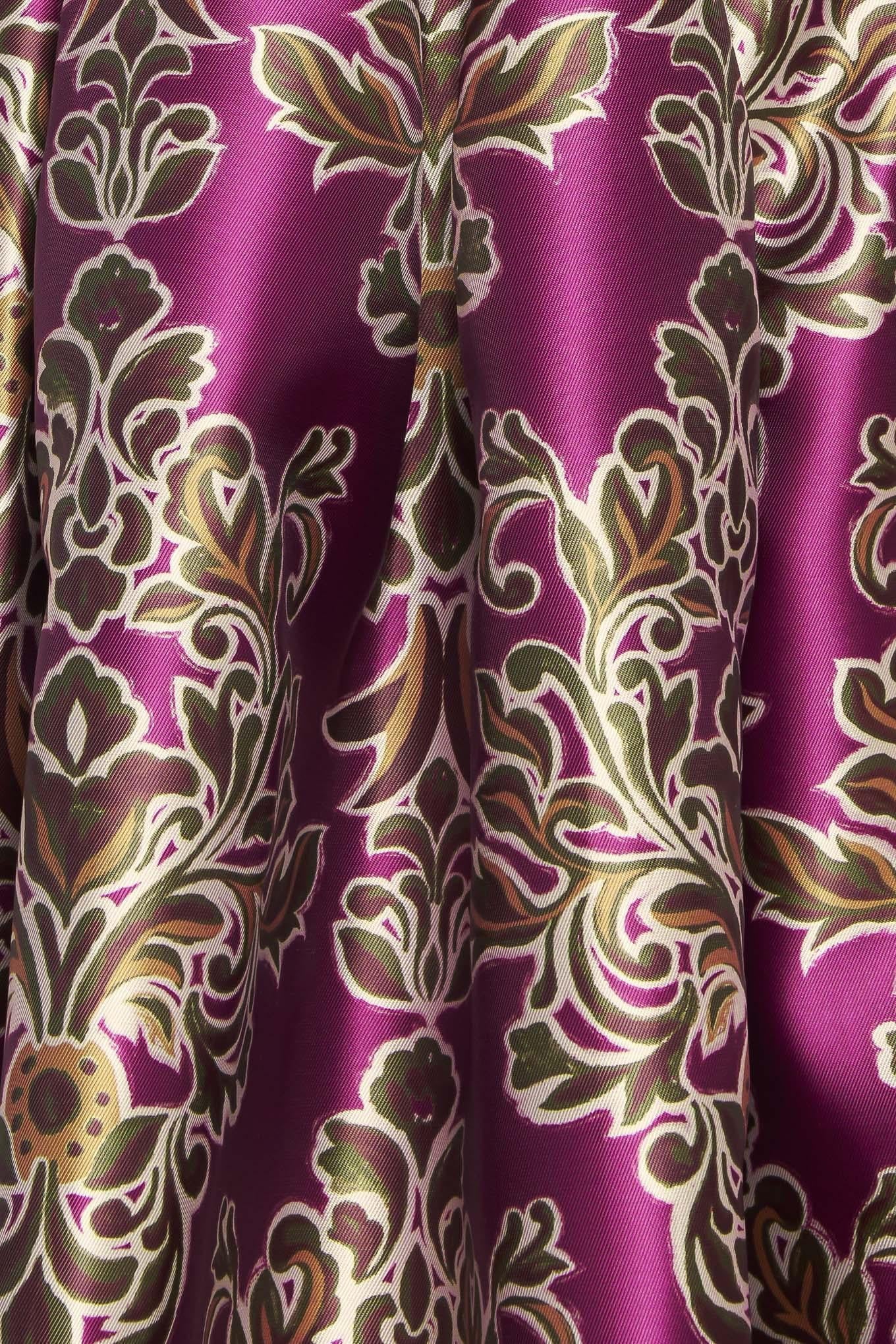 Along the Way Woven Midi Dress in berry, fabric swatch — Soul Flow Apparel