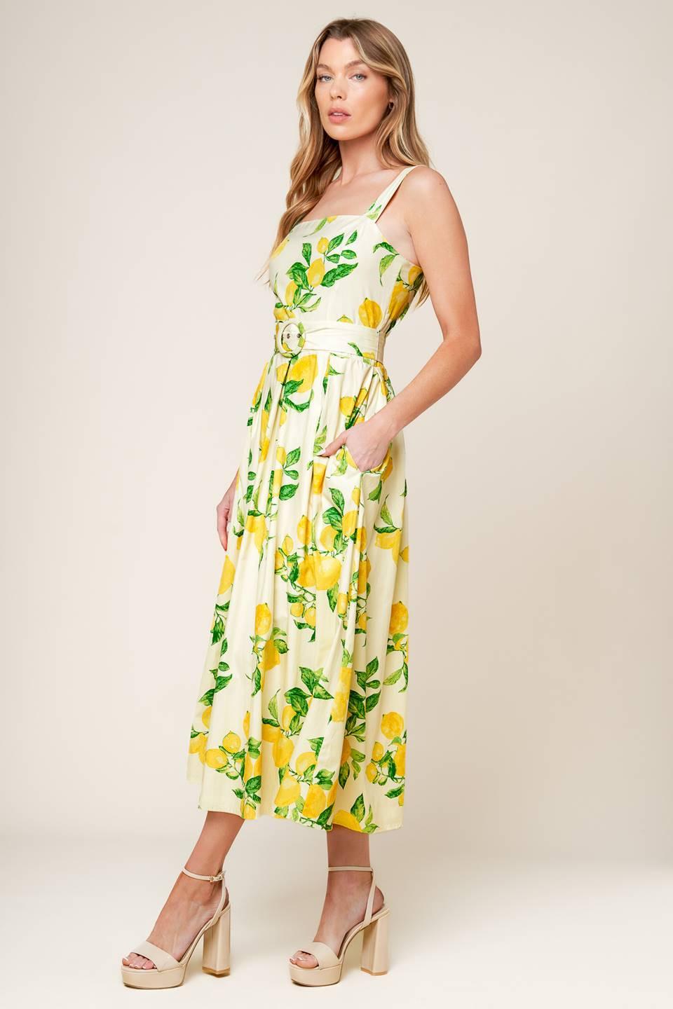 Beaming Perfection Ivory Woven Midi Dress, view 3 — Soul Flow Apparel