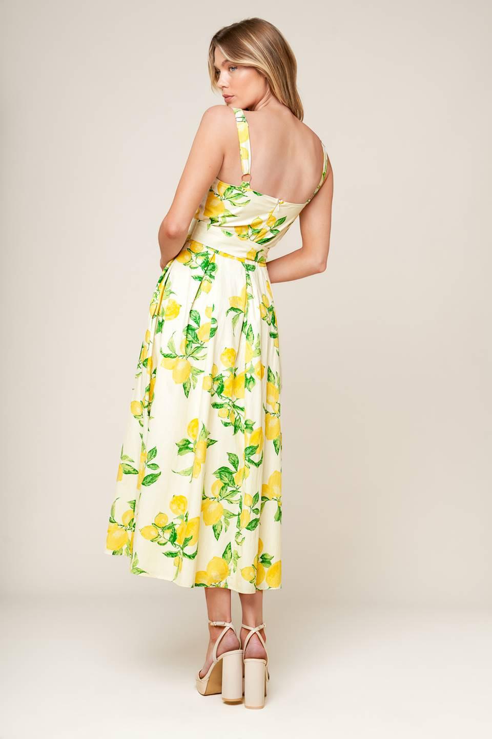Beaming Perfection Ivory Woven Midi Dress, view 5 — Soul Flow Apparel