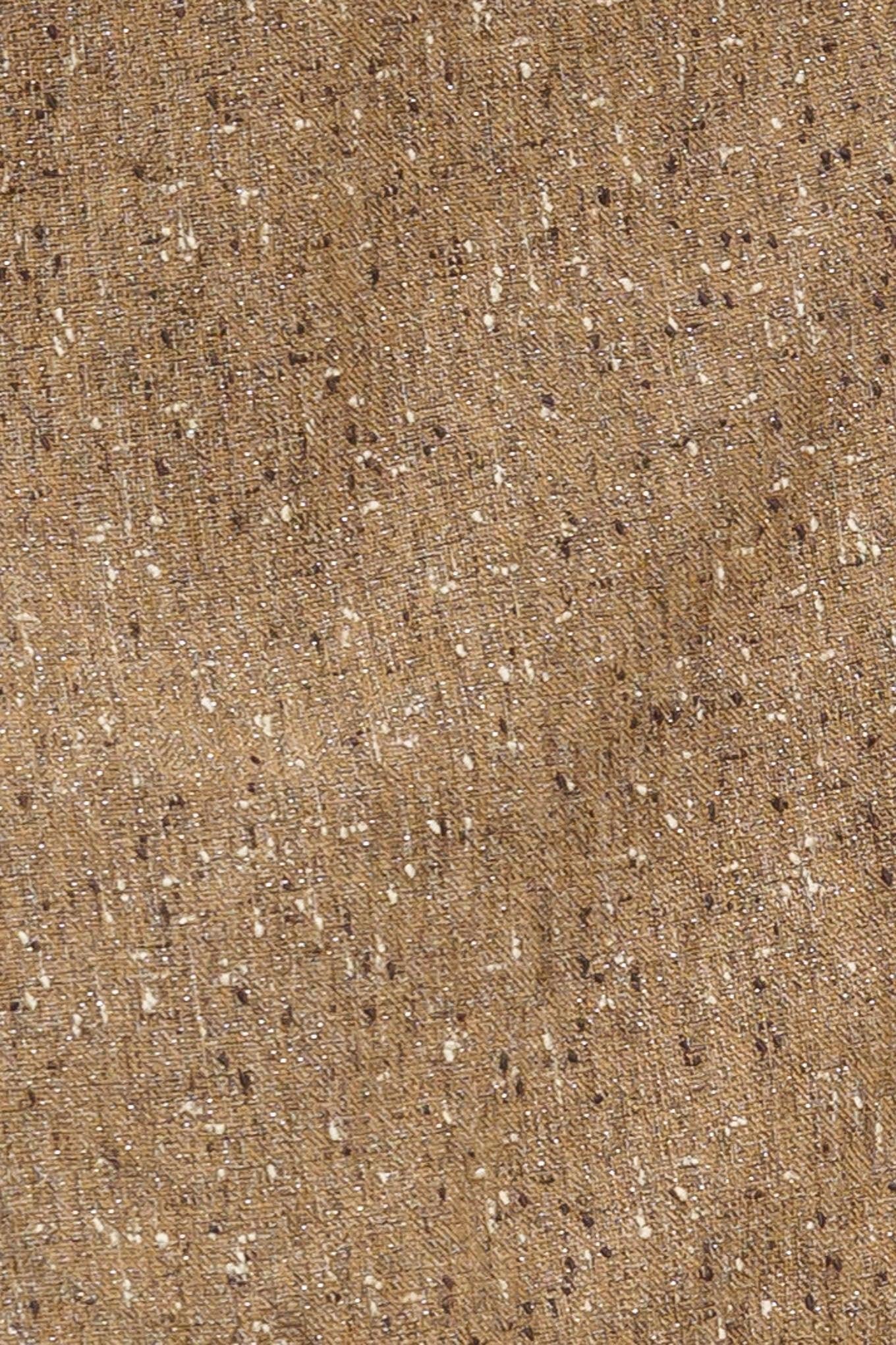 Mademoiselle Mode Woven Weed Mini Dress in sienna, fabric swatch — Soul Flow Apparel