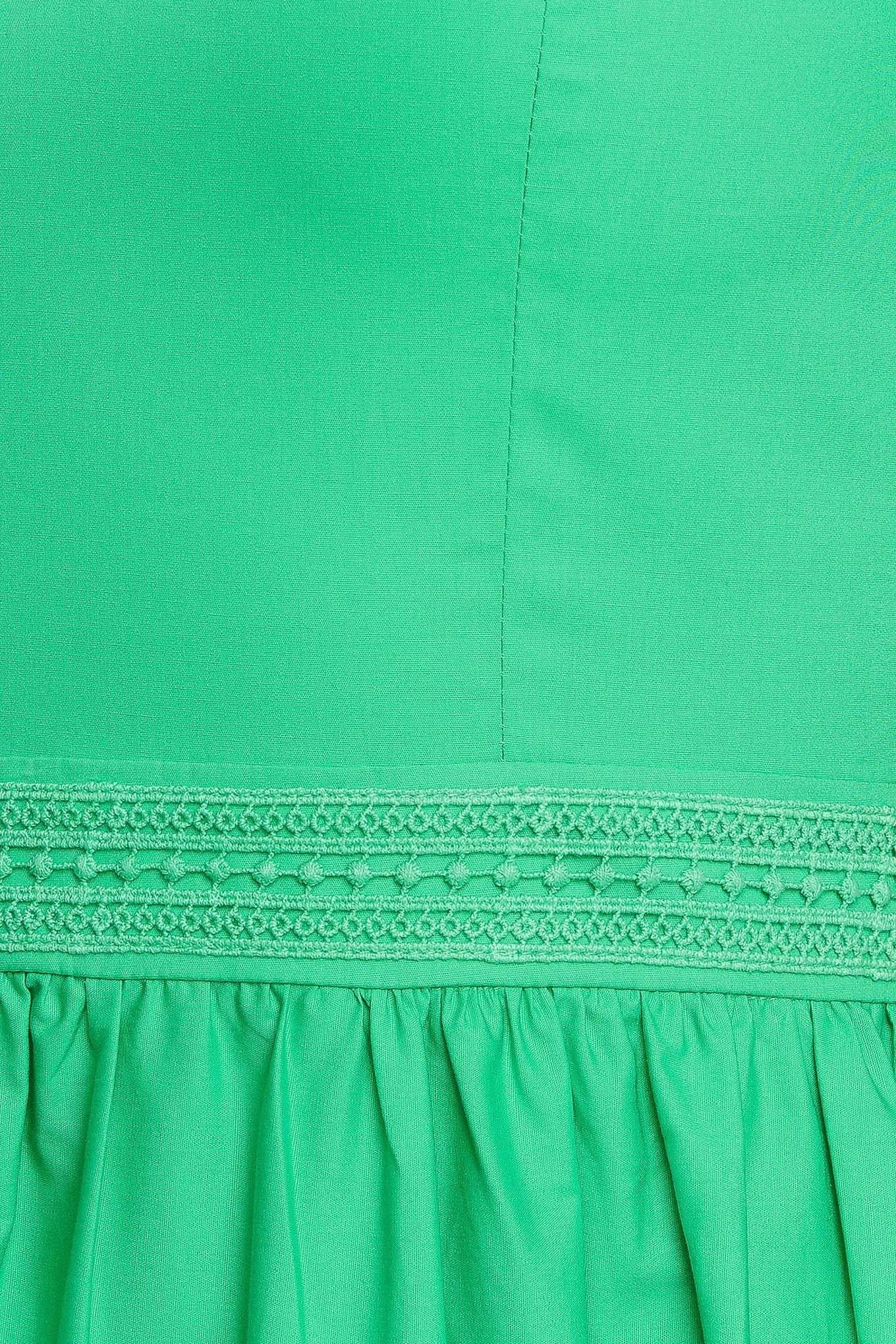 Sweet Verdant Woven Maxi Dress in green, fabric swatch — Soul Flow Apparel