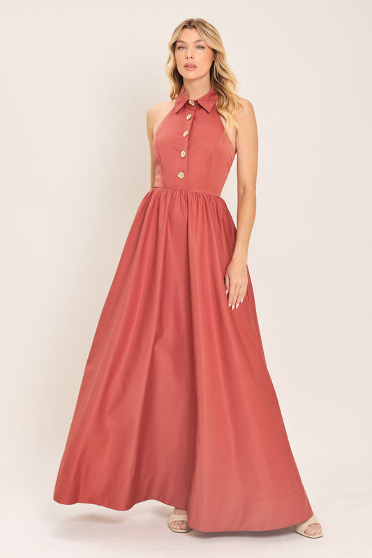 Sienna Sun Woven Maxi Dress, view 1 — Soul Flow Apparel