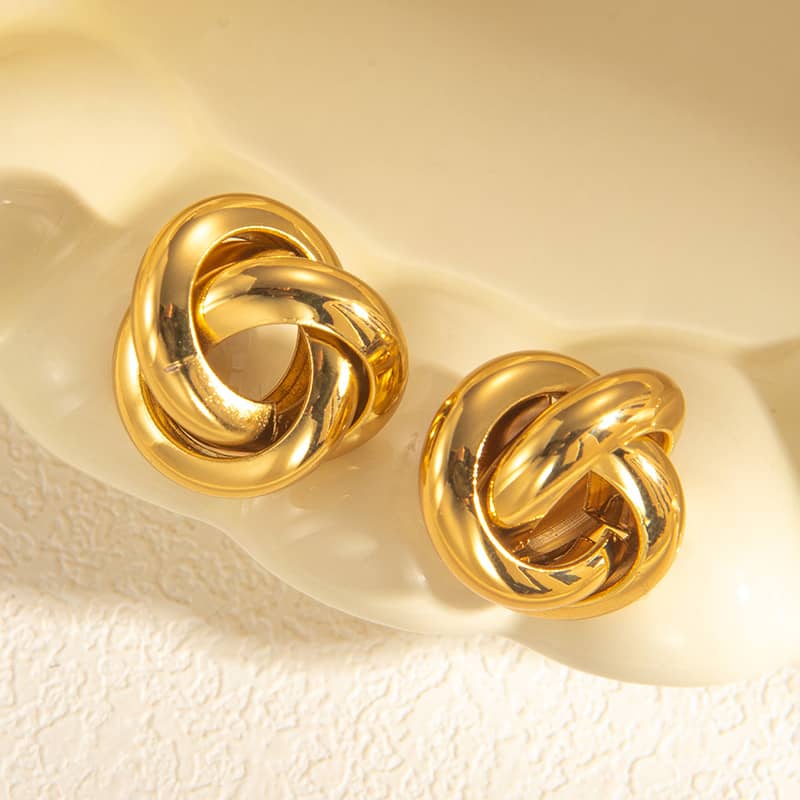 Arden Knotted Stud — Soul Flow Apparel