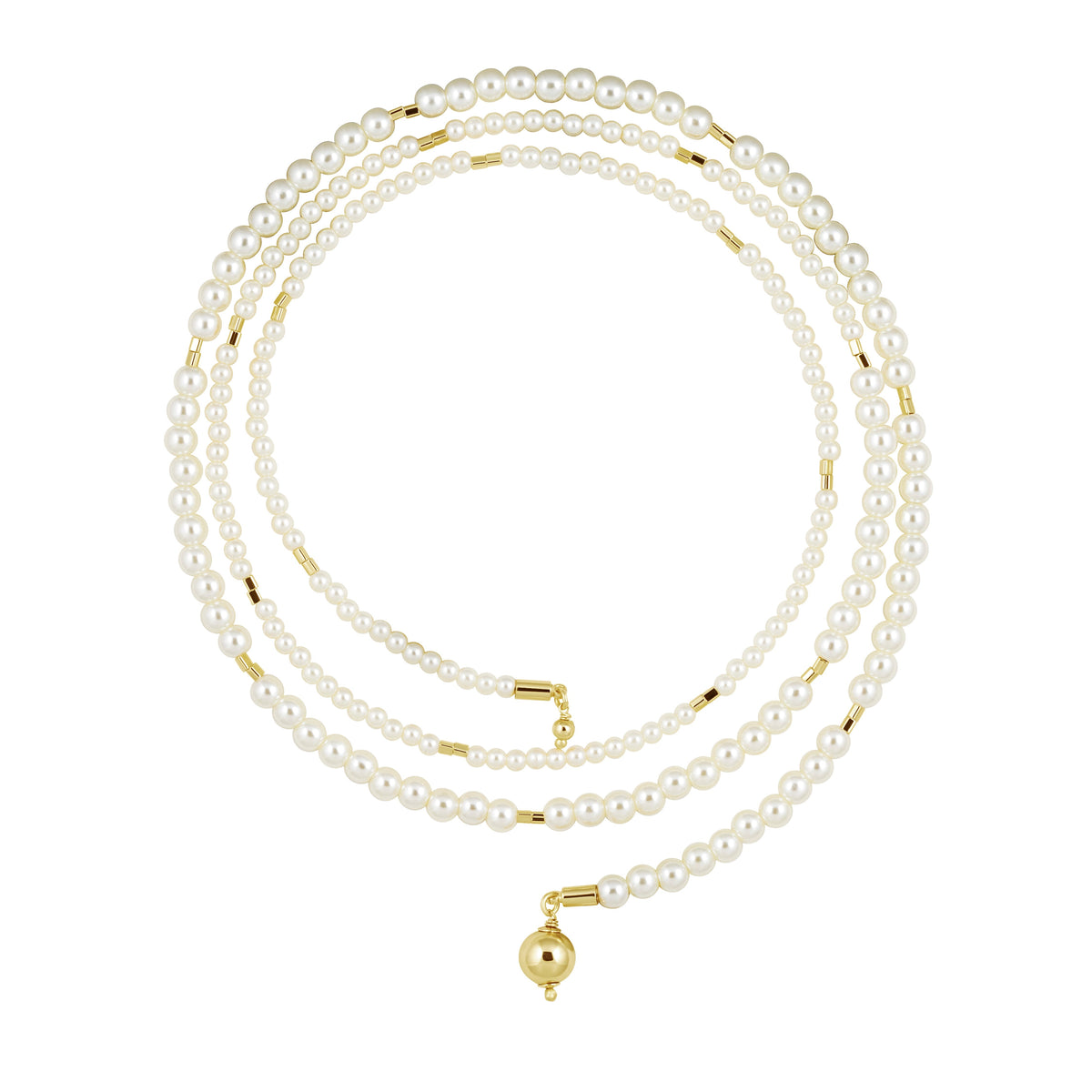 Elowen Pearl Wrap Choker — Soul Flow Apparel