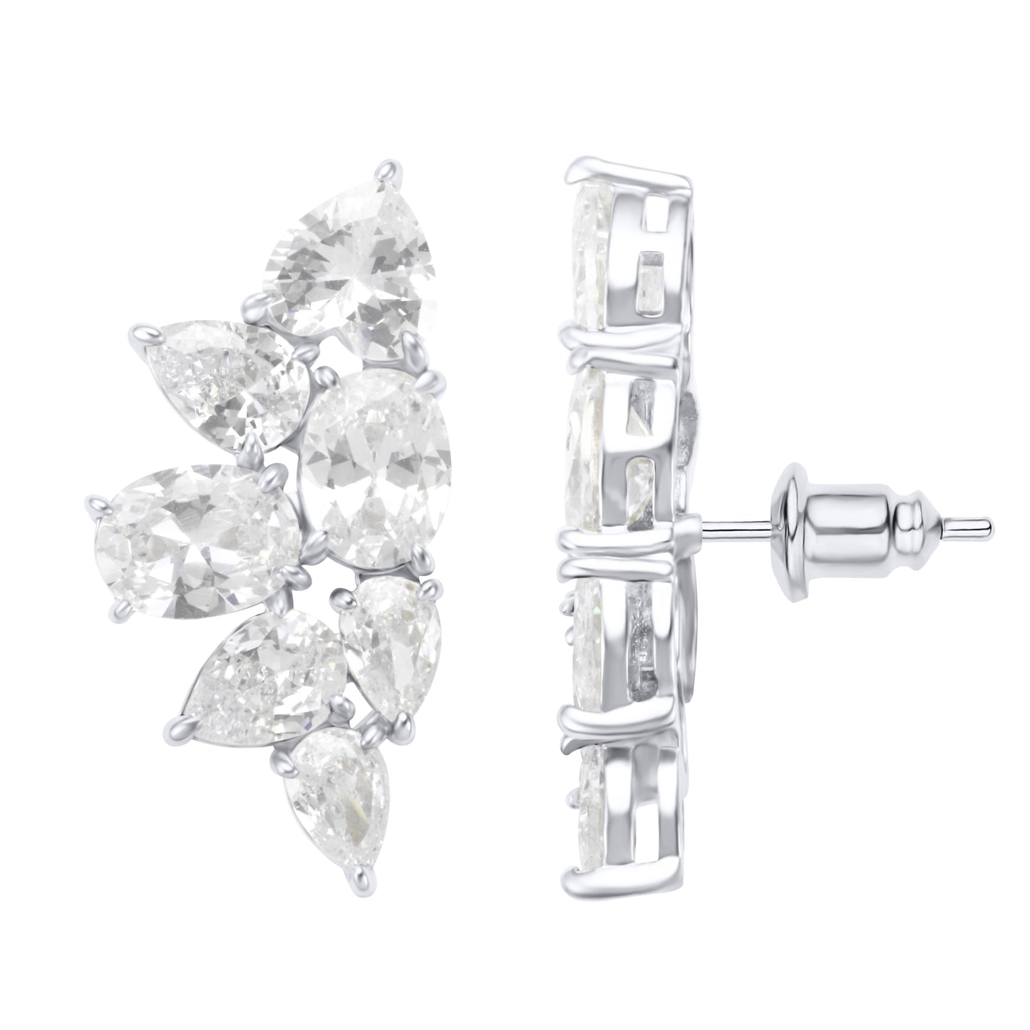 Eden Cz Earring, view 480 — Soul Flow Apparel