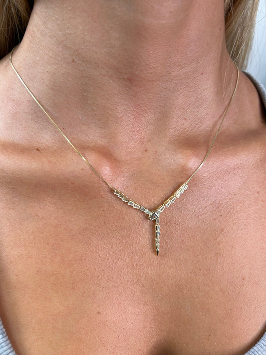 Trina Snake Necklace, view 864 — Soul Flow Apparel