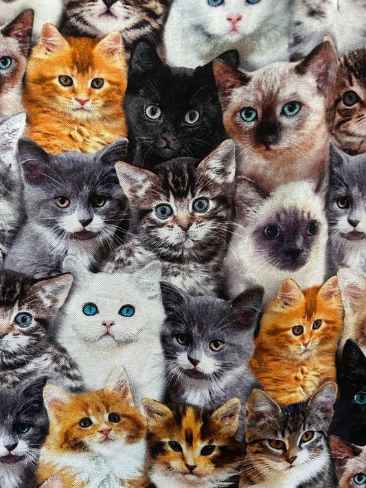 Realistic Cats Fit & Flare Dress, view 1008 — Soul Flow Apparel